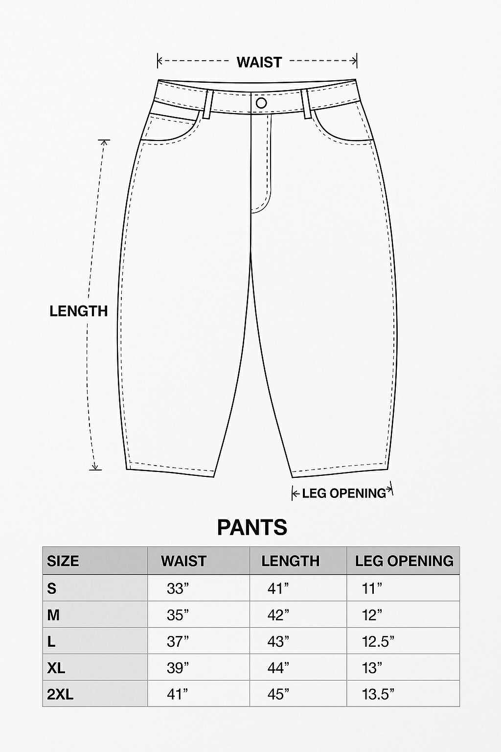 Blanc Noir - Baggy Wide Jeans