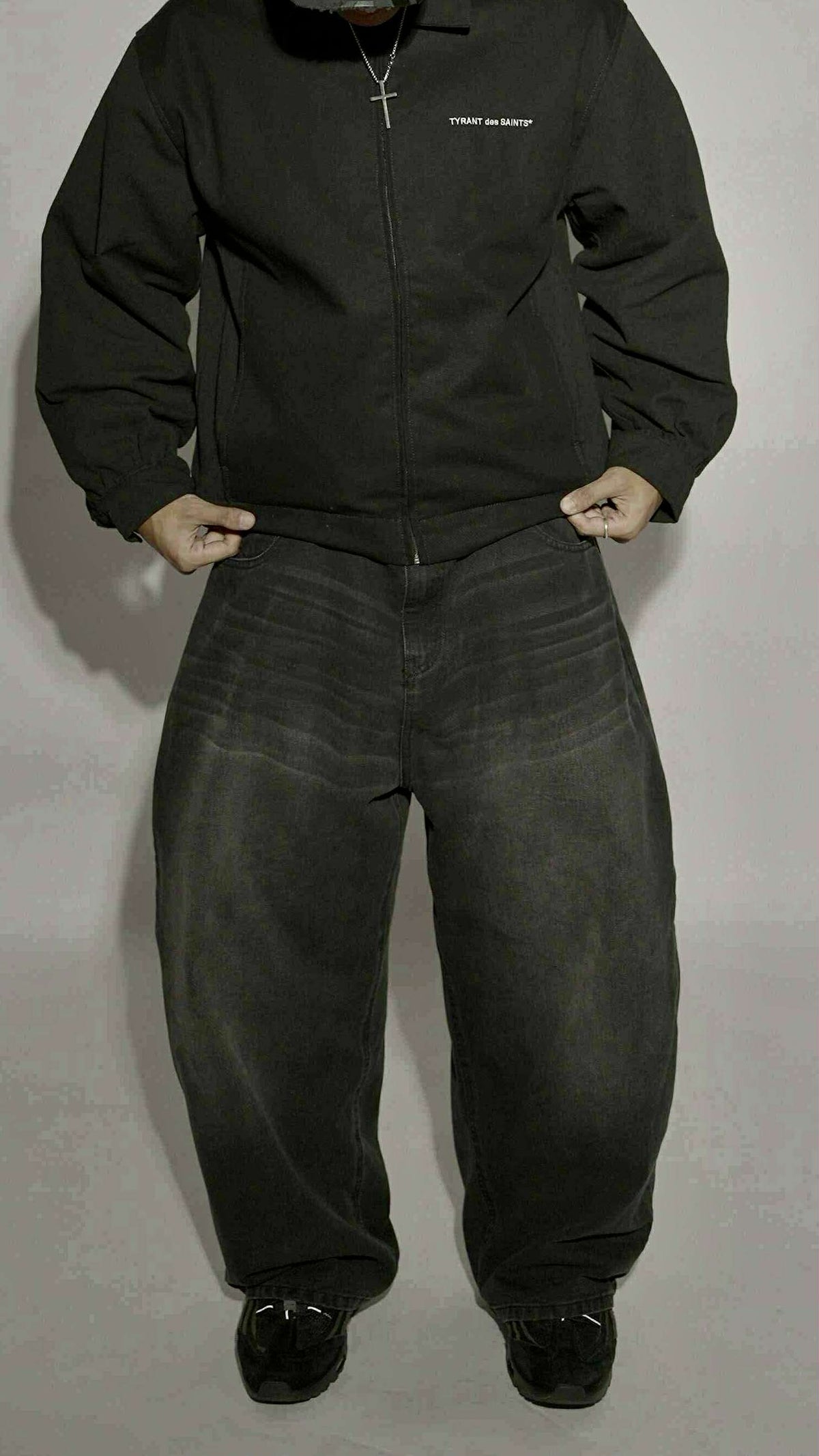 Blanc Noir - Baggy Wide Jeans