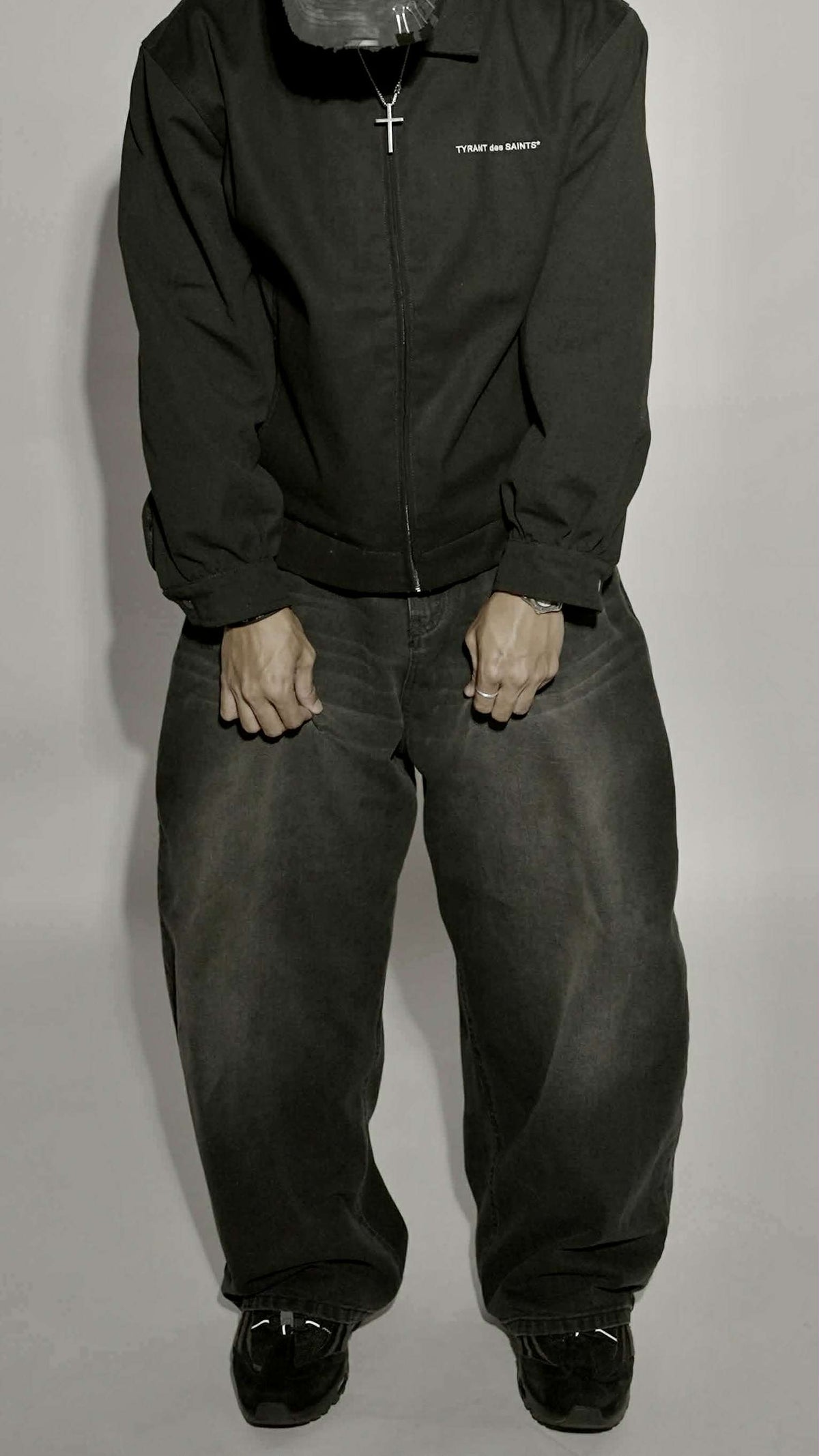 Blanc Noir - Baggy Wide Jeans